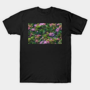 Seamless Jungle Plants Texture Patterns III T-Shirt